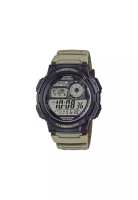 Casio AE-1000W-5AV Men Digital Watch with Brown Resin Band