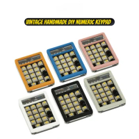 ECHOME Vintage Numeric Mechanical Keyboard Kit 17keys Handmade DIY Wired RGB Hot Plug Support VIA Custom Office Gaming Keyboard