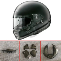 Motorcycle Helmet A Pair of Pivot Kit Base Plate Screws Nose Breath Guard Breath Deflector Liner for arai neo Helmet Accessories