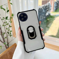 Case FoR Infinix NOTE 12 2023 XUNDD i-Ring Standing Transparan CLEAR Armor Cover casing- INFINIX NOT