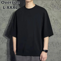 Beli Lokal Amspro Kaos Oversize Baju Pria Oversize Vision T shirt Katun Unisex Lengan Pendek Hitam O