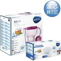 ★免運★Brita 新馬利拉花漾壺7芯(紅色) [大買家]