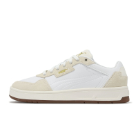 Puma 休閒鞋 Court Classic Lux SD 男鞋 女鞋 白 金 復古 低筒 板鞋 情侶鞋 39508701