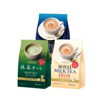 【日東紅茶】宇治抹茶歐蕾/皇家奶茶/低咖啡因奶茶(3袋組)