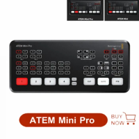Blackmagic Design ATEM Mini Switcher ATEM Mini Pro Live Stream Switcher Multi-view and Recording New Features