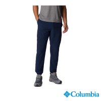 Columbia哥倫比亞 男款-Columbia Hike 防曬UPF50防潑束口長褲-深藍 UAE58420NY/IS