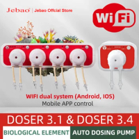 Jebao Jecod Water Pump Filter Auto Dosing Pump Marine Reef Doser 3.1 3.4 MD4.4 WIFI Control 12V 3W 9W Aquariums Accessoires