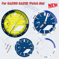 3IN1 Watch Dial For GA2100 GA2110 Modification DIY Luminous Hour Marker Watch Scale Ring Index For GA-2110 GA-2100 DIY MOD Dial