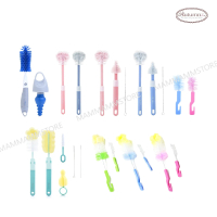 Autumnz Adjustable Premium Bottle Brush Set / Baby Bottle Brush / 2 in 1 Soft Silicone Brush / Multi