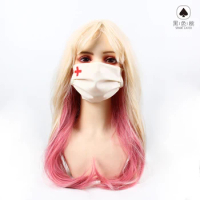 Black Peach AD004 Customized Latex Coat Latex Mask Cosplay Nurse Medical Surgical Mask