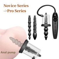 Smart Rosebud Electric Anal Pump Vacuum Sucking Massage Prostate Stimulator Anal Dilator Masturbatio