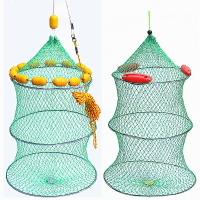 漁具三漂多球海釣大眼軟鋼絲魚護網耐磨編織裝魚袋野釣小型網袋