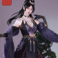 Tessa Cosplay Costume Game Naraka: Bladepoint Nine-tailed Fox Cosplay Costume for Masquerade Anime Shows Party