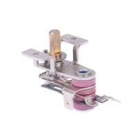 AC250V/16A Adjustable 90 Celsius Temperature Switch Bimetallic Heating Thermostat KDT-200 for Electric iron Oven