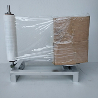 免運熱銷 自動圍膜拉伸膜纏繞機手動纏繞膜打包機紙箱纏膜機小型托盤包裝機