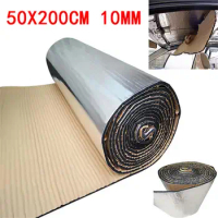 30x50cm Car Sound Proofing Deadener Foam Self Adhesive Automobile Interior Accessories Heat Insulation Soundproof Cotton