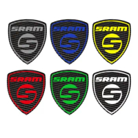 2x for SRAM Bike Stickers Frame car Sticker carbon fibre Badge Logo Body Stickers Crest Decal