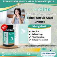 Cardina Health Squalene - Atasi Sinusitis, Pilek Menahun, Radang Sinus, Hidung Tersumbat, Sinusitis 