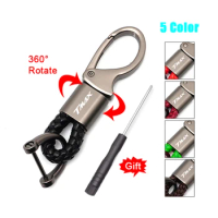 Motorcycle Keyring Metal Key Ring Braided rope Keychain Horseshoe Buckle Accessories T-Max TMAX 530 500 560 TMax530 MAX TMAX560