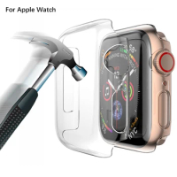 1PC 40/44mm Ultra-thin Hard Screen Protective Case for Apple Watch iWatch Series 4 5 6 Cover Shell Frame Transparent Protector