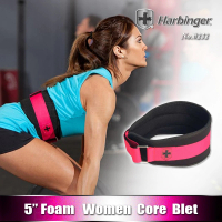 【HARBINGER】專業重訓/健身腰帶 #232 女款 黑粉色(5 FOAM WOMEN CORE BELT)