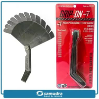 GRIP ON Feeler Gauge Bengkok 12 Blades Fuller Kunci Stel Klep Motor