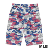 MLB-紐約洋基隊風衣布迷彩海灘褲-粉紅(男)