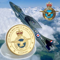2015 Hot New Gold Plated ARMY Coin Wholesale Royal Air Force Commemorative Custom Coin Fancy Challenge Coin