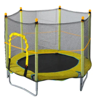 4ft Indoor Small Round Kids Fitness Jumping Trampoline with Safety Net on Sale
