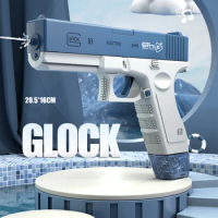 New Electric Glock Water Gun Toy Portable Water Guns Automatic Water Spray Gun Toys Electric Water Gun Kids Outdoor Water Toys