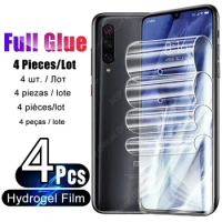4 Pcs Full Glue Protective Hydrogel Film For Xiaomi Mi A3 A1 A2 Lite Screen Protector On A 3 5x 6X Mia1 Mia2 Mia3 Mi5x Not Glass