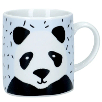 【KitchenCraft】瓷製濃縮咖啡杯 貓熊80ml(義式咖啡杯 午茶杯)