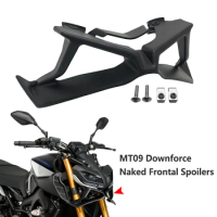 For Yamaha MT-09 MT09 SP 2017 2018 2019 2020 Downforce Naked Frontal Spoilers Winglet Aerodynamic Wing Front Spoiler Kit