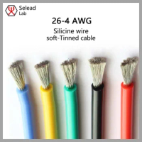 Seleadlab 1/10M Super Soft Silicone Insulated Wire Cable 16 18 20 22 24 26 AWG For 3D Printer Parts Voron 2.4 Trident