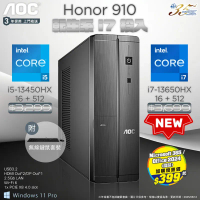 AOC HONOR 910 i7 13650HX 16GB+512GB Windows 11 Pro 桌上型電腦(CS-A910I1A+LB-PCNB) i7-13650HX 16GB 512GB