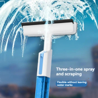 ECHOME Windows Cleaner Mop Water Wiper Spraying Rotatable Multi-Functional Spray Window Mop Glass Household Cleaning Mop Brush