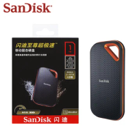 Original SanDisk SSD E81 Max 2000Mb/s Solid State Drive 1TB 2TB 4TB Portable Hard Disk USB3.2 Gen2x2 Type-C External Hard Drive