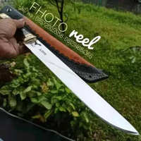 GOLOK SEMBELIH SAPI GERMANY🇩🇪 STEEL BERSERTIFIKASI &GARANSI BONUS UKIR NAMA+SARUBG+ASAHAN