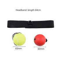 1 Set Training Speed Ball Faux Leather Boxing Ball Anti-break Convenient Head Training Speed Boxing Ball Gym Use
