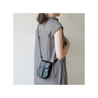 【Darker Than Black】Mini Eraser Shoulder Bag 迷你圓弧隨身包(側背包/單肩包/斜背包/手機包/真皮包)