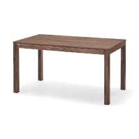 【MUJI 無印良品】節眼木製餐桌/附抽屜/胡桃木/寬140CM(大型家具配送)
