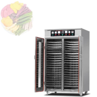 Large Fruit Dryer Stainless Steel Commercial Food Dehydrator Sausage Meat Tea Pepper Vegetables Drying Machine