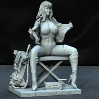 1/24 Scale Resin Figure Model Kit Garage Hobby Miniatures Ghostbusters Female Team Members Unassembled Unpainted Free Shipping