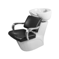 Modern luxury beauty equipment shampoo bowl with sink salon shampoo chair