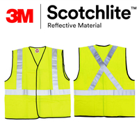 高可見度X型實布反光背心 安全背心 3M Scotchlite Safetylite 符合遵循CNS15909