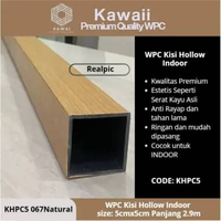 KAWAII WPC Panel Dinding HOLLOW INDOOR Partisi Kisi Sekat Ruangan 5x5cm Panjang 290cm | PVC WPC Wall