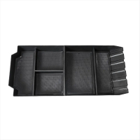 Center Console Lower Organizer for Tesla Cybertruck 2024 Armrest Storage Box Tray Interior Accessori