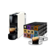 【Nespresso】登記贈15%mo幣！膠囊咖啡機 Essenza Mini(探索禮盒120顆迎新會員組/送禮/入厝/義式/隨身)