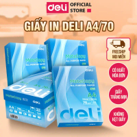 [Deli VPP] 500 Tờ Giấy A4 Deli Giấy In Photo Cao Cấp Chính Hãng Loại Dày - Giấy Vẽ Chống Lóa Mỏi Mắt