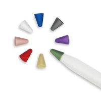 【沐日居家】Apple pencil筆套 10入 筆尖套 矽膠保護套(矽膠 保護 靜音)